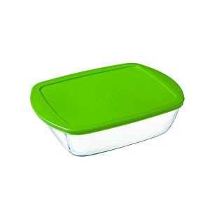 Rechteckige Lunchbox mit Deckel Pyrex Cook & Store grün 1,1 L 23 x ...
