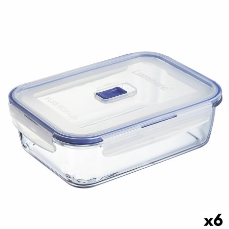 Lunchbox hermetisch Luminarc Pure Box Active 22 x 16 cm 1,97 l zwei...