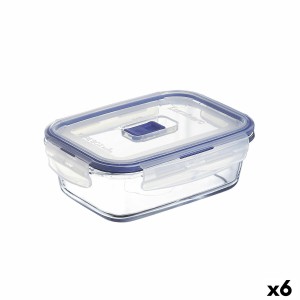 Lunchbox hermetisch Luminarc Pure Box Active 16 x 11 cm 820 ml zwei...