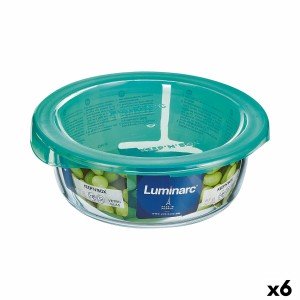 Runde Lunchbox mit Deckel Luminarc Keep'n Lagon 13,5 x 6 cm türkis ...