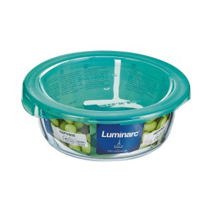 Runde Lunchbox mit Deckel Luminarc Keep'n Lagon 13,5 x 6 cm türkis ...