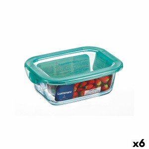 Rectangular Lunchbox with Lid Luminarc Keep'n Lagon 18,5 x 13 x 6,6...