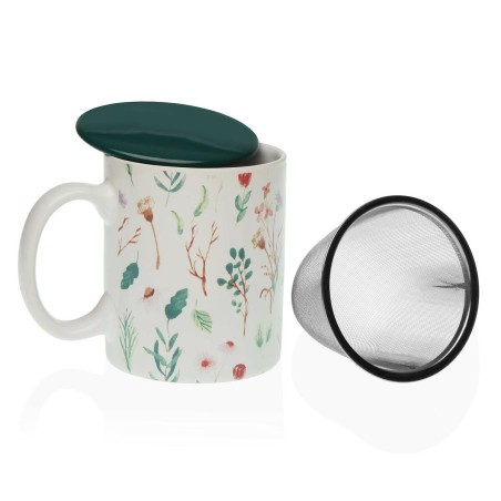 Cup with Tea Filter Versa Sansa Porcelain Stoneware |  Cups and The...