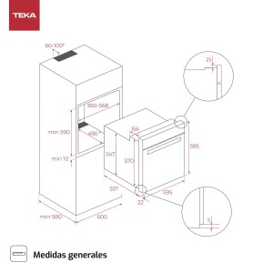 Multipurpose Oven Teka HCB6526 1400 W 71 L |  Ovens   | Chef Up