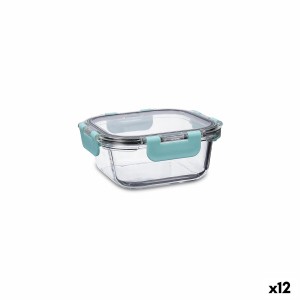 Lunchbox hermetisch Quid Purity karriert 530 ml Durchsichtig Glas (...