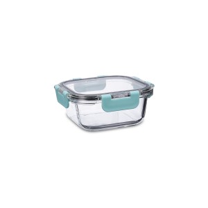 Lunchbox hermetisch Quid Purity karriert 530 ml Durchsichtig Glas (...