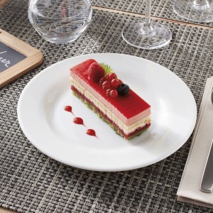 Plate set Arcoroc Intensity White 6 Units Glass 20,5 cm |  Plates, ...