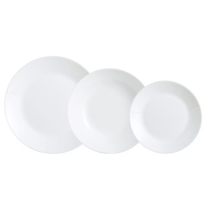 Geschirr-Set Luminarc 12004 Weiß Glas 18 Stücke |  Geschirr, Tablet...