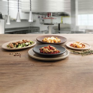 Flat Plate Anaflor Barro Anaflor Beige Baked clay Ø 31 cm Meat (8 U...