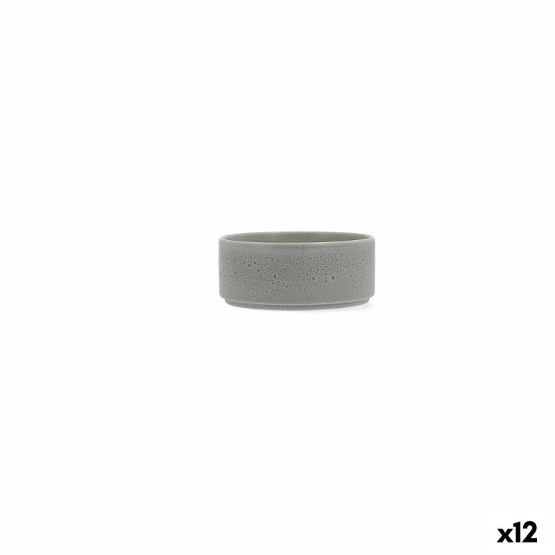 Satz für Appetithäppchen Ariane Porous grün aus Keramik 12 cm (12 S...