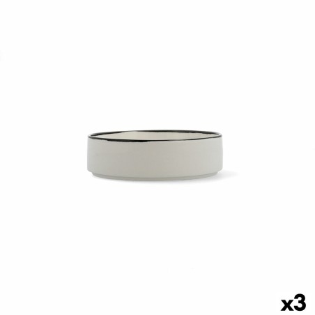 Appetizer Set Ariane Vital Filo White Ceramic Ø 18 cm (3 Units) |  ...