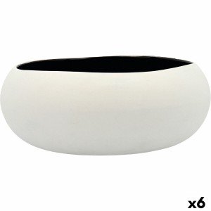 Deep Plate Ariane Organic Ceramic Black 16 cm (6 Units) |  Plates, ...