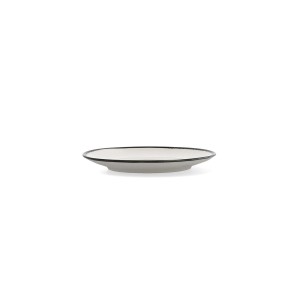 Flat plate Ariane Vital Filo Ceramic White Ø 18 cm (12 Units) |  Pl...