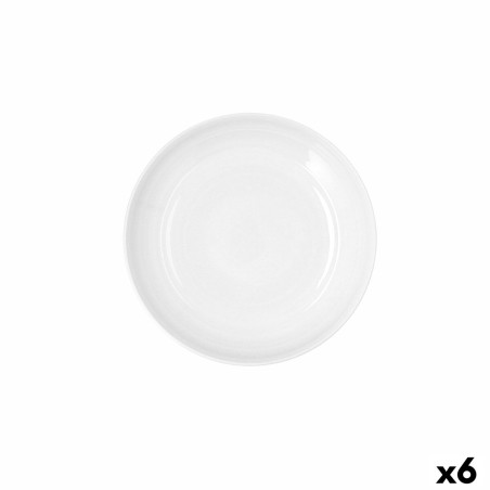 Deep Plate Ariane Artisan Ceramic White 25 cm (6 Units) |  Plates, ...