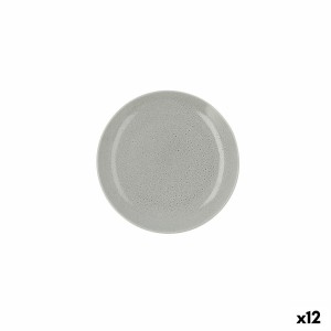 Flacher Teller Ariane Porous grün aus Keramik Ø 21 cm (12 Stück) | ...