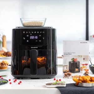 Heißluftfritteuse mit Waage InnovaGoods Fryinn Balance 5000 Schwarz...