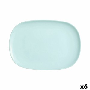 Plat à Gratin Luminarc Sweet Line Turquoise verre 35 x 24 cm (6 Uni...