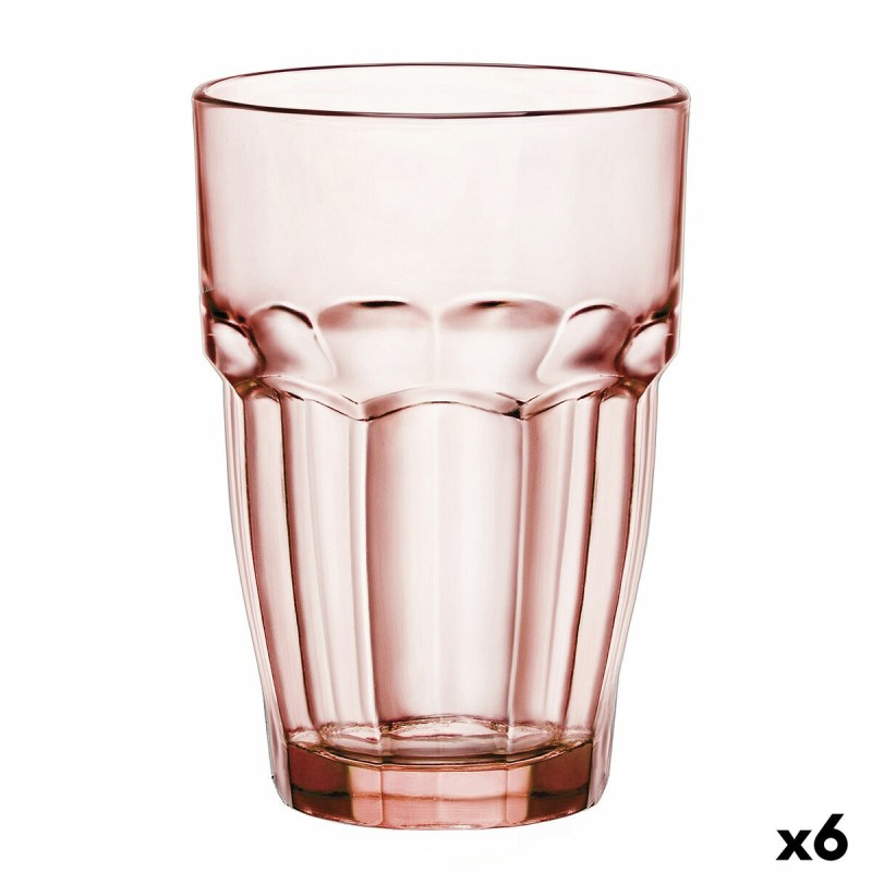 Trinkglas Bormioli Rocco Rock Bar Orange Glas 370 ml (6 Stück) |  G...