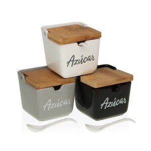 Zuckerdose Versa 8,8 x 10,3 x 8,8 cm aus Keramik |  Weiteres Zubehö...