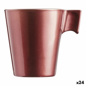 Henkelbecher Luminarc Flashy Rot 80 ml Glas (24 Stück) |  Tassen un...