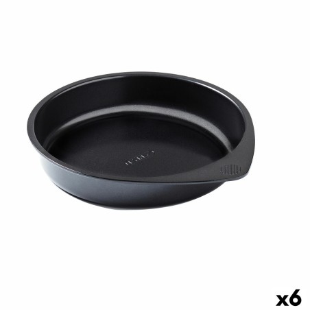 Backform Pyrex Magic Schwarz Metall rund 20 cm 6 Stück |  Dekoratio...