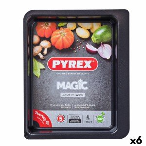 Ofenschüssel Pyrex Magic rechteckig Metall 30 x 23 cm 6 Stück |  Ge...