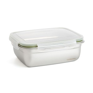 Lunchbox hermetisch Bidasoa Theo rechteckig 1,8 L 23 x 18 x 8 cm Me...