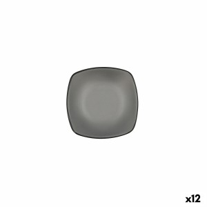 Snack Bowl Bidasoa Gio Grey Plastic 13 x 13 cm 12 Units |  Plates, ...