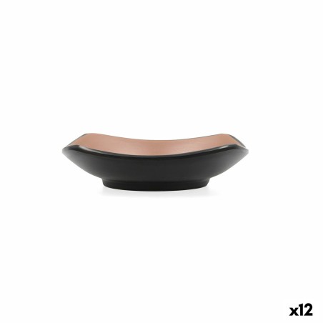 Snack Bowl Bidasoa Gio Brown Plastic 13 x 13 cm 12 Units |  Plates,...