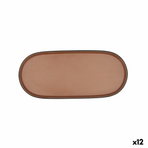 Plateau apéritif Bidasoa Gio Marron Plastique 28 x 12 cm (12 Unités...