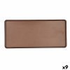 Tablett für Snacks Bidasoa Gio Braun Kunststoff 31,5 x 14,5 cm (9 S...