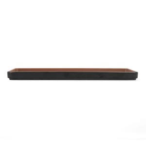 Tablett für Snacks Bidasoa Gio Braun Kunststoff 31,5 x 14,5 cm (9 S...
