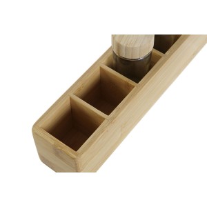 Gewürzspender aus Bambus DKD Home Decor 32,5 x 6,5 x 6,5 cm |  Gewü...