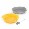 Silicone Baskets with Brush for Air Fryers Mollicon InnovaGoods 2 U...