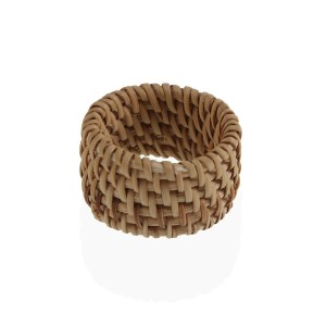 Serviettenring Versa Braun Rattan 5 x 3 x 5 cm |  Weiteres Zubehör ...