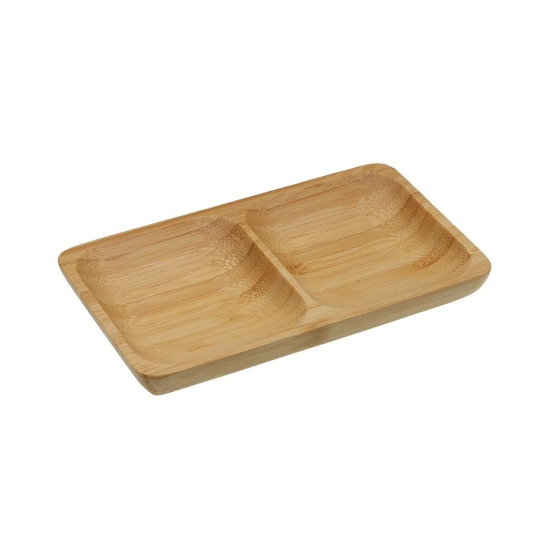 Tablett für Snacks Versa Bambus 10 x 2 x 17,5 cm | Geschirr, Table... Tablett für Snacks Versa Bambus 10 x 2 x 17,5 cm | Geschirr, Table...
