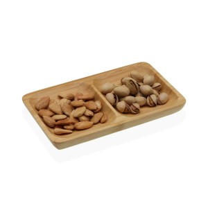 Plateau apéritif Versa Bambou 10 x 2 x 17,5 cm |  Assiettes, plats ...