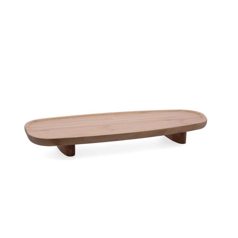 Tablett für Snacks Bidasoa Bambu Braun Holz 40 x 15,5 x 4,8 cm |  G...
