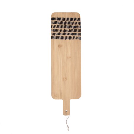 Servierbrett Bidasoa Zigzag Braun Holz 45 x 13 x 1 cm |  Geschirr, ...