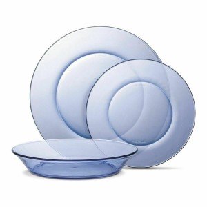 Geschirr-Set Duralex Lys Blau 12 Stücke (2 Stück) |  Geschirr, Tabl...