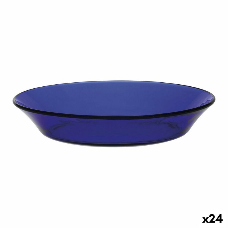 Assiette creuse Duralex Lys Bleu 19'5 x 3'5 cm (24 Unités) |  Assie...