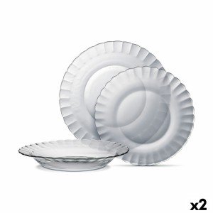 Geschirr-Set Duralex Paris 18 Stücke (2 Stück) |  Geschirr, Tablett...