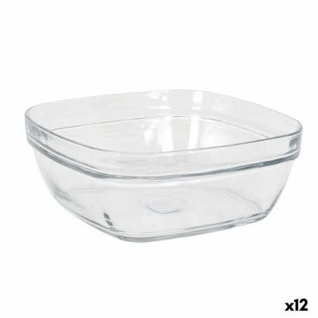 Salatschüssel Duralex Lys Stapelbar 2 L 20 x 20 x 8 cm (12 Stück) |...