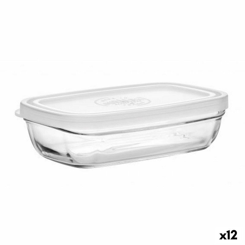 Lunch box Duralex FreshBox Transparent 15 x 10 x 4 cm (12 Units) | ...