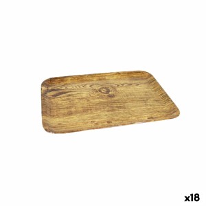 Schale La Mediterránea Holz Melamine 27 x 21,5 x 1,5 cm (18 Stück) ...