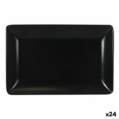 Tablett für Snacks La Mediterránea Melamine Anthrazit 20 x 13 x 2 c...