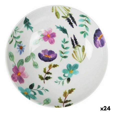 Deep Plate La Mediterránea Sakura Melamin Shine 21 x 5,3 cm (24 Uni...