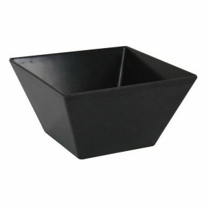 Snack Bowl La Mediterránea Melamin Anthracite 13 x 13 x 7 cm (24 Un...