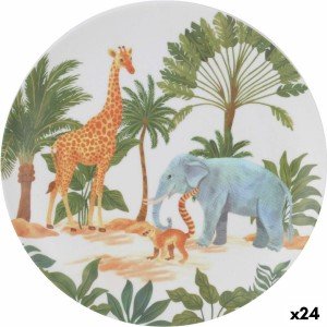 Flacher Teller La Mediterránea Sauvage Melamine (24 Stück) |  Gesch...