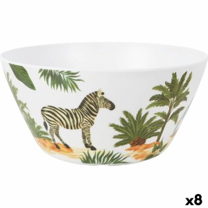 Saladier La Mediterránea Sauvage Mélamine 25,5 x 12 cm (8 Unités) |...